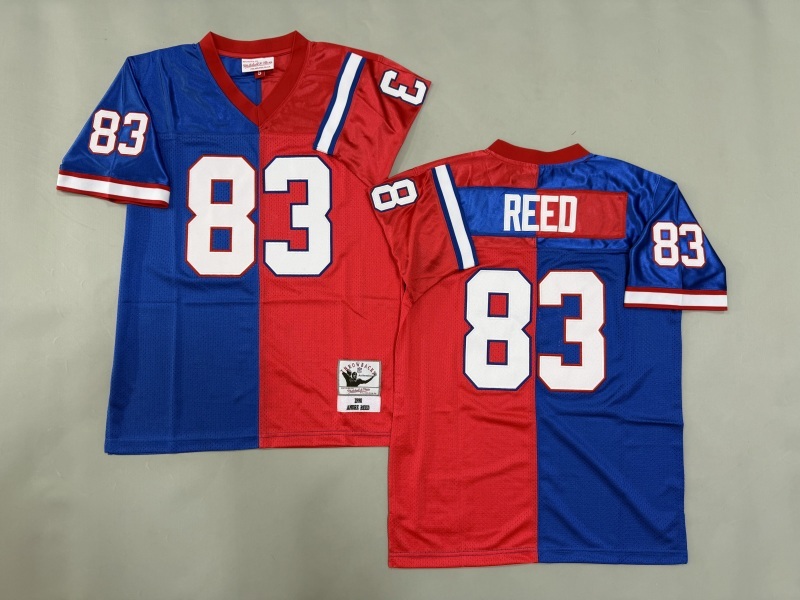 Men 2025 Buffalo Bills #83 Reed blue red Throwback Limited NFL Jersey style 001->buffalo bills->NFL Jersey